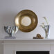 Theia 26.5 X 26.5 inch Hammered Gold Mirror