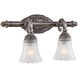 Europa 2 Light 19 inch Brushed Nickel Bath Light Wall Light