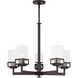 Harding 5 Light 25 inch Bronze Chandelier Ceiling Light