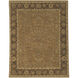 Bursa 36 X 24 inch Dark Brown / Beige / Medium Gray / Brown Handmade Rug