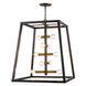 Tiberton 10 Light 32 inch Oil Rubbed Bronze Foyer Pendant Ceiling Light