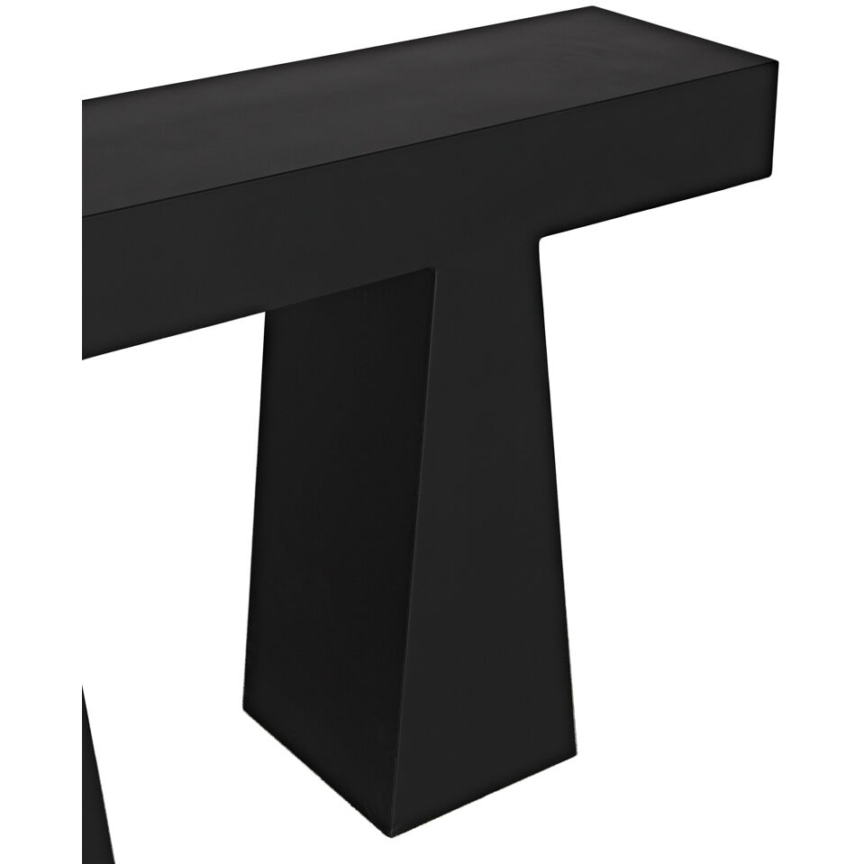 Wendell 52 X 12 inch Matte Black Console