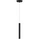 Forest LED 4.75 inch Matte black Pendant Ceiling Light in Matt black Steel