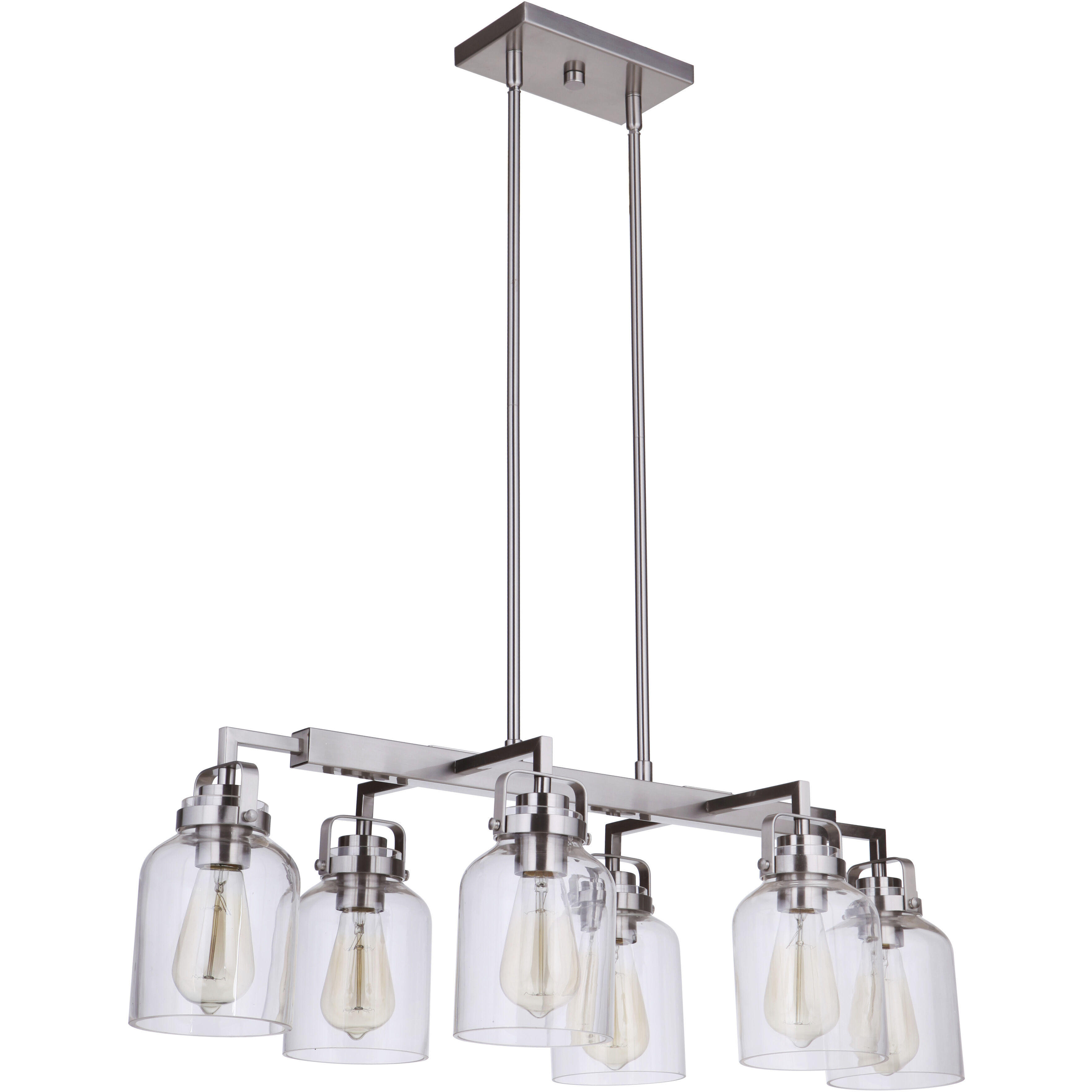 Foxwood 6 Light 4.88 inch Island Light
