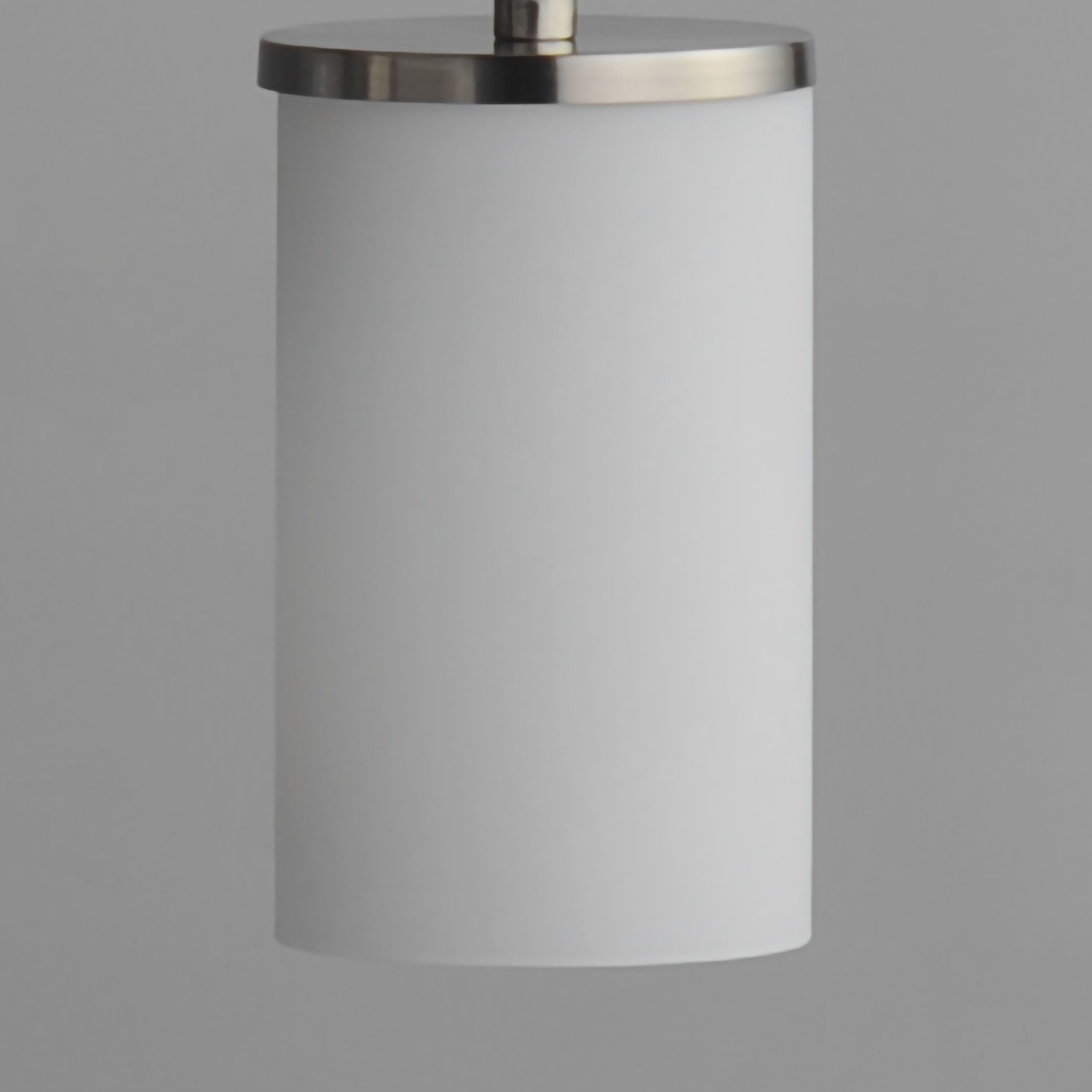Lateral 1 Light 4.75 inch Satin Nickel Single Pendant Ceiling Light in Satin White