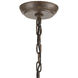 Crislett 6 Light 25 inch Sunglow Bronze Chandelier Ceiling Light