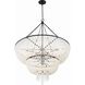 Rylee 15 Light 48.5 inch Matte Black Chandelier Ceiling Light