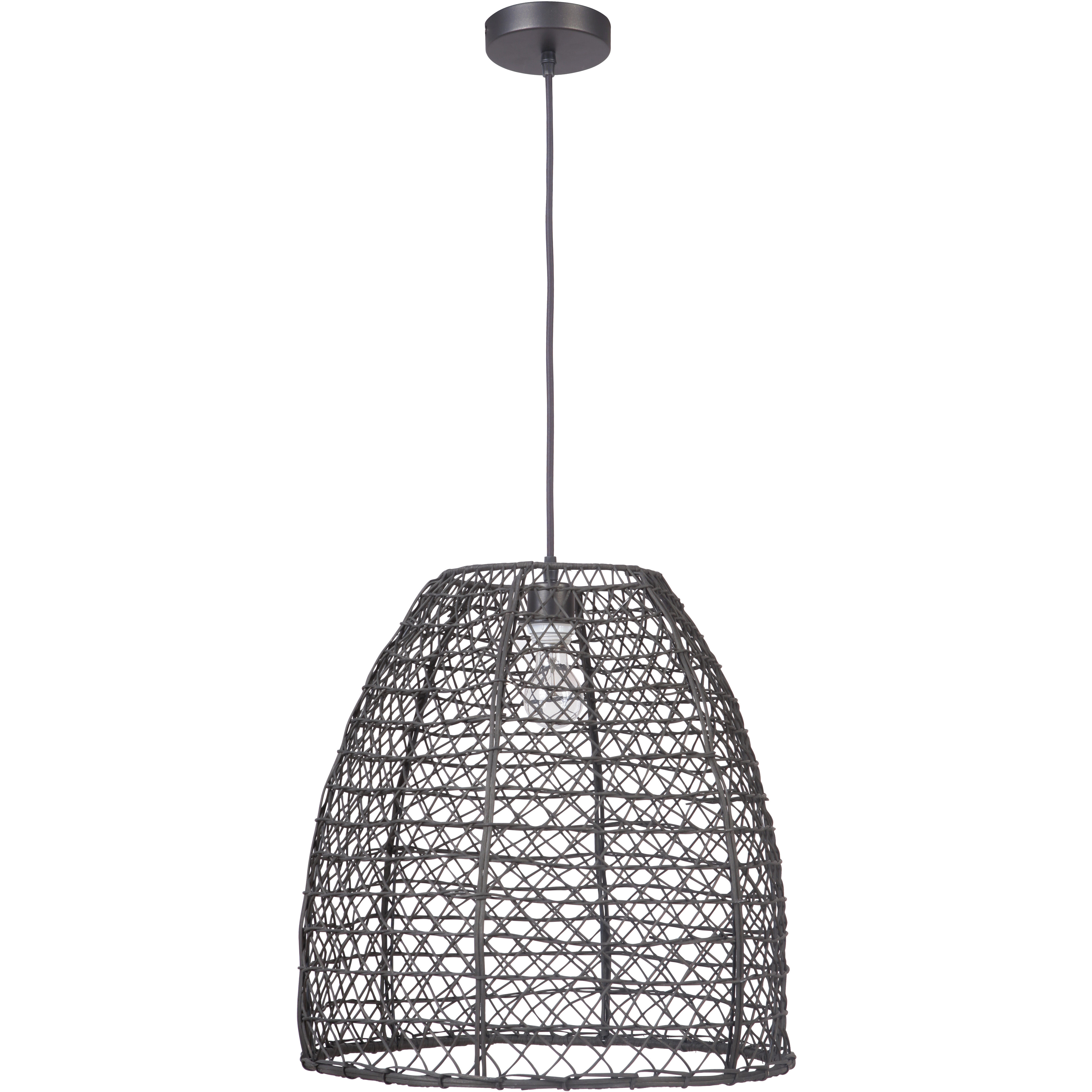 Bejamin 1 Light 18 inch Matte Black Pendant Ceiling Light