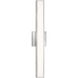 Alto LED 24 inch Brushed Nickel Vanity Light Wall Light, Vertical