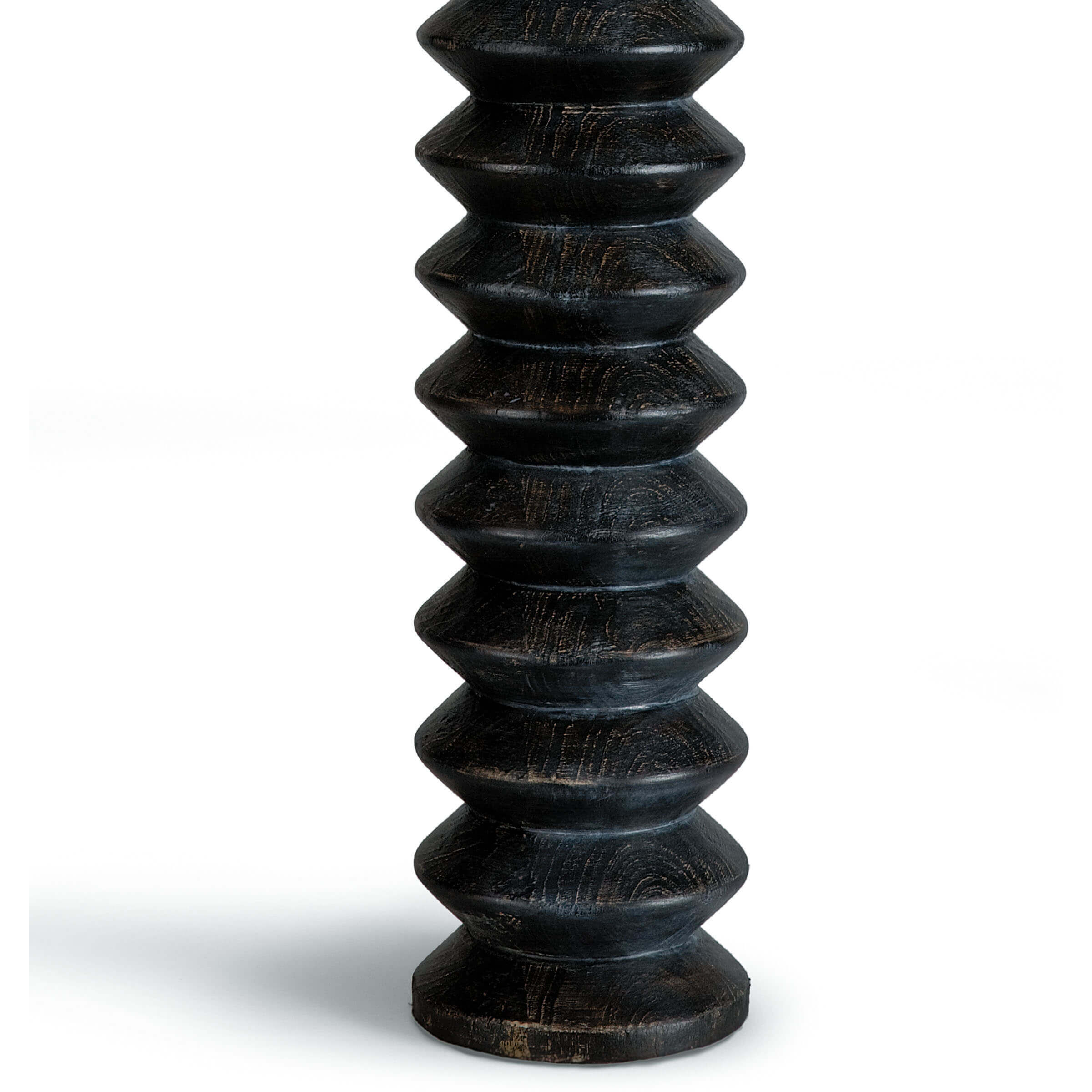 Accordion 33 inch 150.00 watt Ebony Table Lamp Portable Light