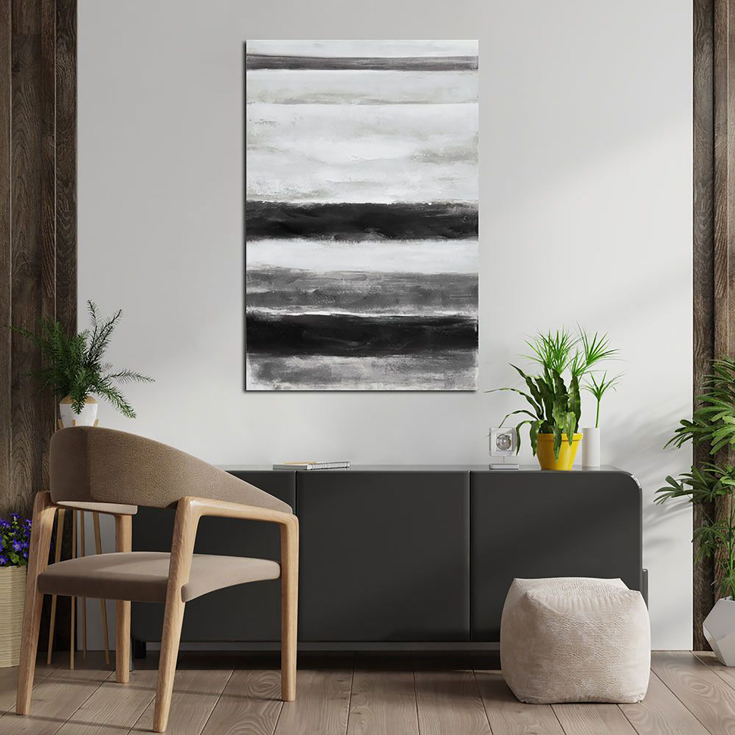 Coastal Calm Black Wall Art