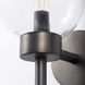 Boltern 6 inch Black Toned Wall Sconce Wall Light