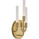 Valdi LED 6 inch Satin Brass Wall Sconce Wall Light