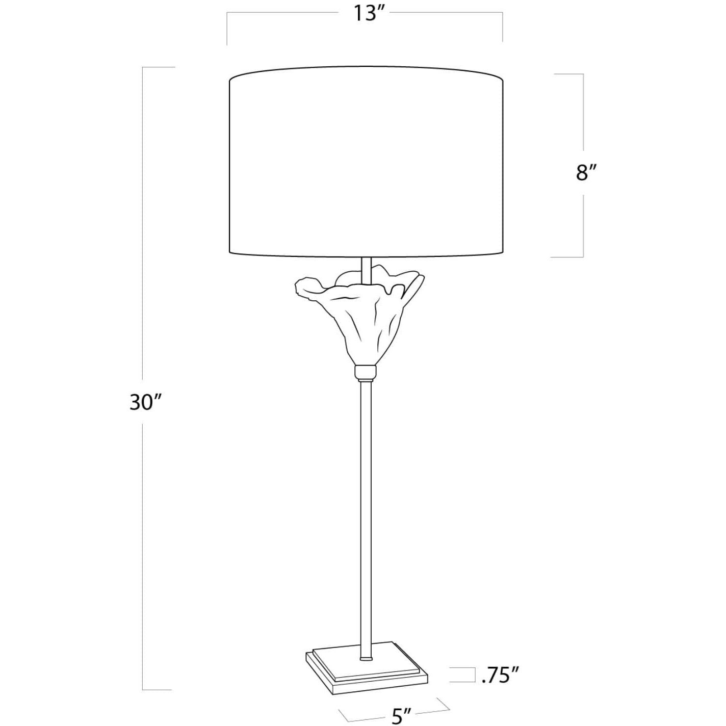 Monet 30 inch 100.00 watt Antique Gold Table Lamp Portable Light