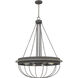 Nixa 8 Light 29 inch Dove Grey Chandelier Ceiling Light