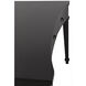 Curba 48 X 26 inch Hand Rubbed Black Desk