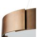 Dante 5 Light 35 inch Antique Brass Chandelier Ceiling Light, Medium