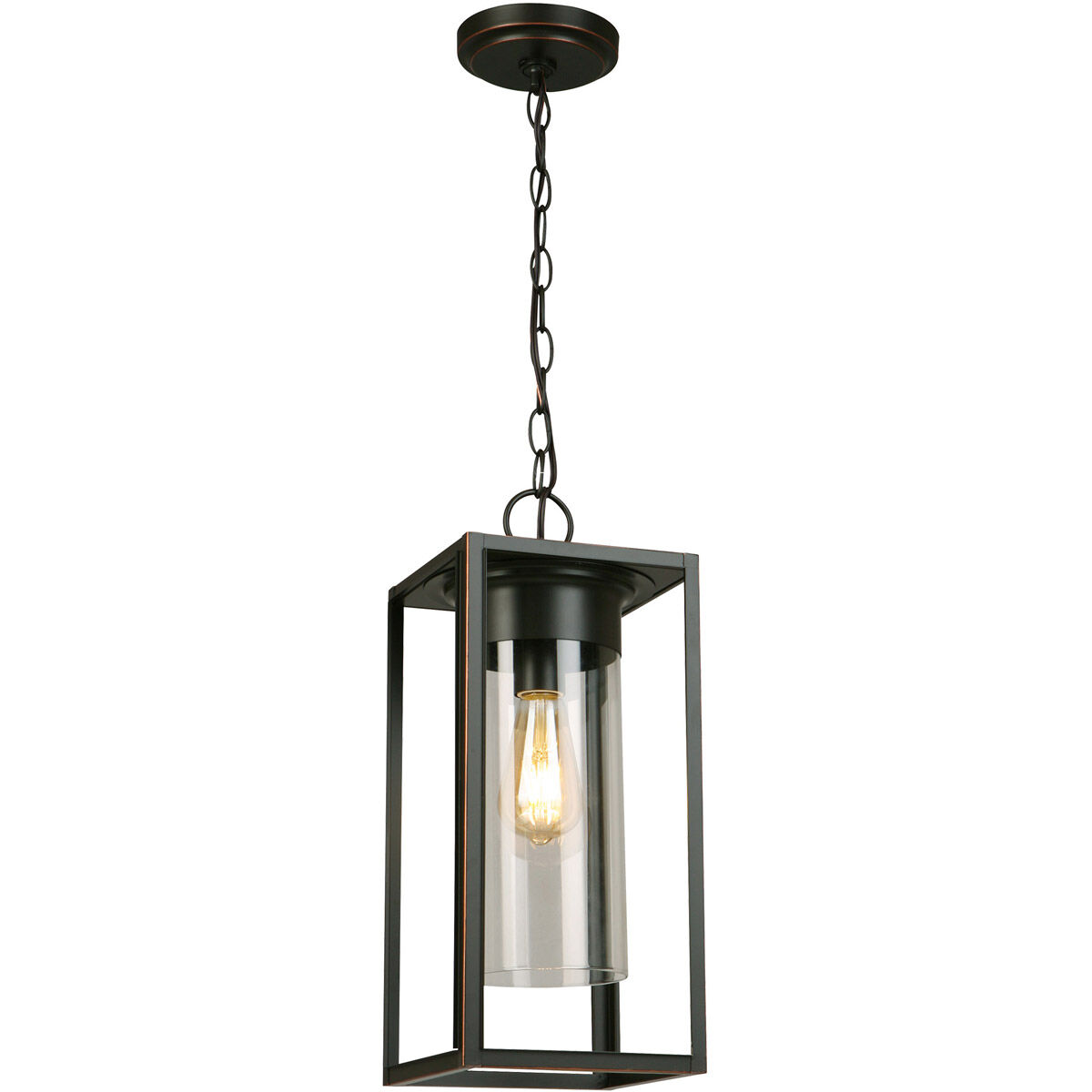 Walker Hill 1 Light 7.36 inch Oil Rubbed Bronze Outdoor Pendant