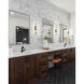 Harrison LED 18 inch Matte Black Vanity Wall Light
