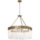 Matrix 12 Light 40 inch Havana Gold Chandelier Ceiling Light