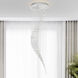 Ribbon 10 Light 26 inch Chrome Flush Mount Ceiling Light