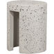 Lyon 18 inch White Outdoor Stool