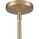 Caroline 4 Light 26 inch Brushed Gold Chandelier Ceiling Light