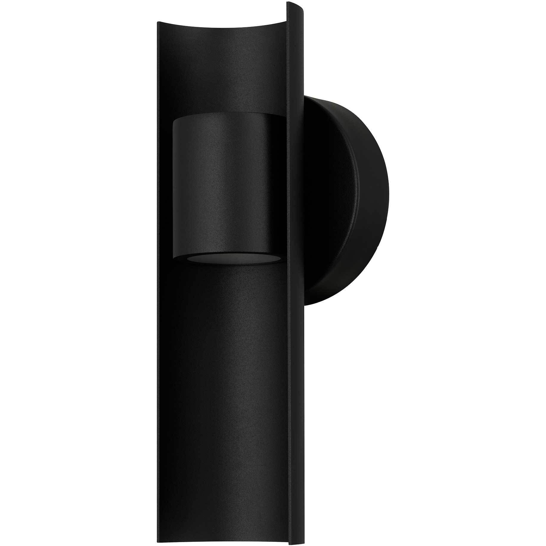 Hugo LED 11.5 inch Sand Black Outdoor Wall Sconce