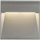 Casa LED 8.25 inch Gray Exterior Wall/Step Light