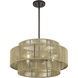 Acordia 5 Light 22 inch English Bronze Pendant Chandelier Ceiling Light