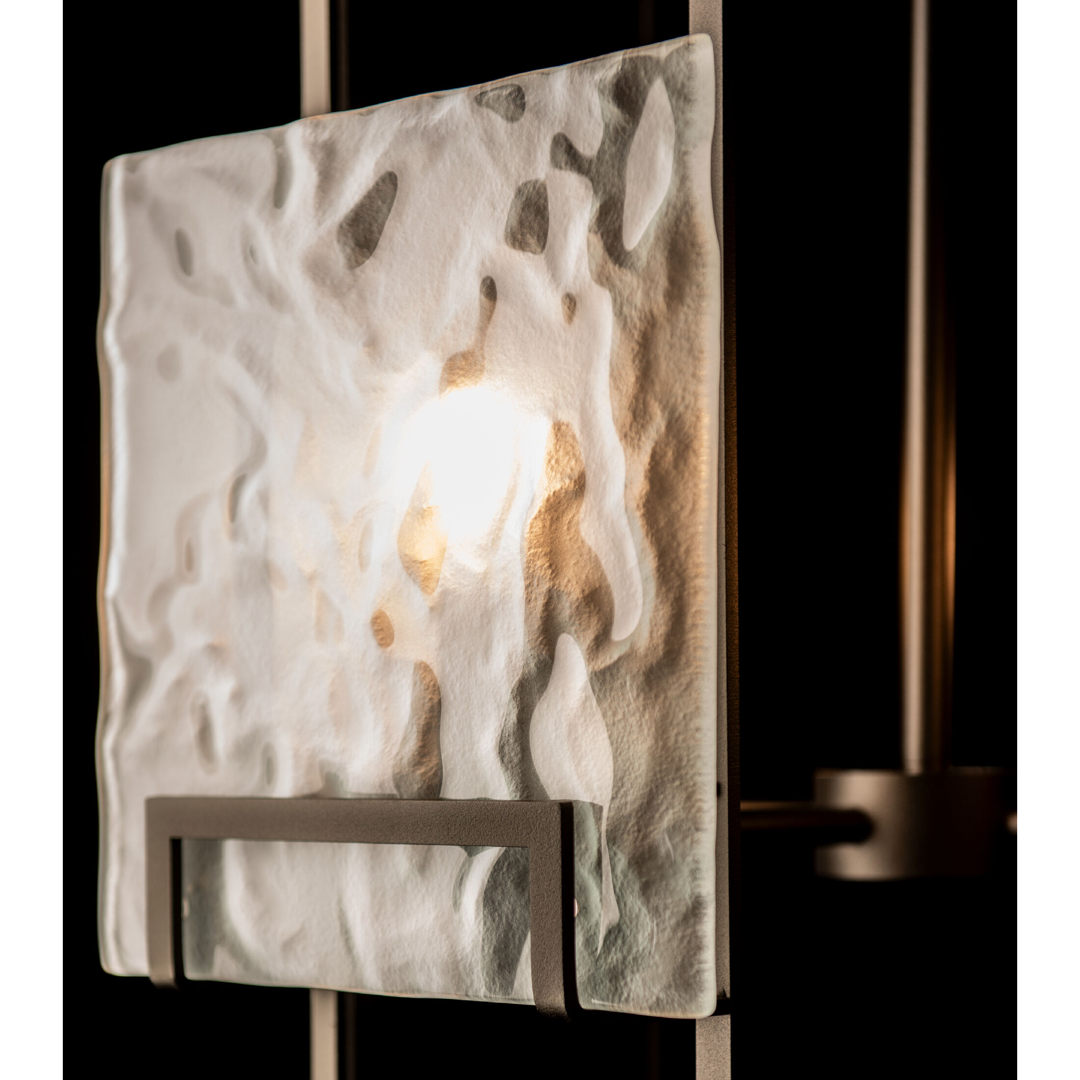 Geo 4 Light 20.9 inch Oil Rubbed Bronze Pendant Ceiling Light in Frosted