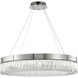 Canada LED 32 inch Chrome Chandelier Ceiling Light