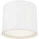 Uma 12 inch White Semi-Flush Mount Ceiling Light