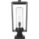 Sheridan 1 Light 24.75 inch Black Outdoor Pier Mounted Fixture