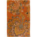 Sea 156 X 108 inch Burnt Orange/Camel/Beige/Medium Gray/Charcoal Rugs, Wool