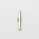 Atticus LED 23.62 inch Matte Brushed Brass Bathroom Wall Light