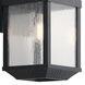 Springfield 1 Light 18 inch Distressed Black Outdoor Wall, Medium