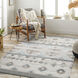 Alyssa 120 X 96 inch Light Grey Rug, Rectangle