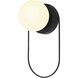 Silas 1 Light 12 inch Black Outdoor Wall Sconce