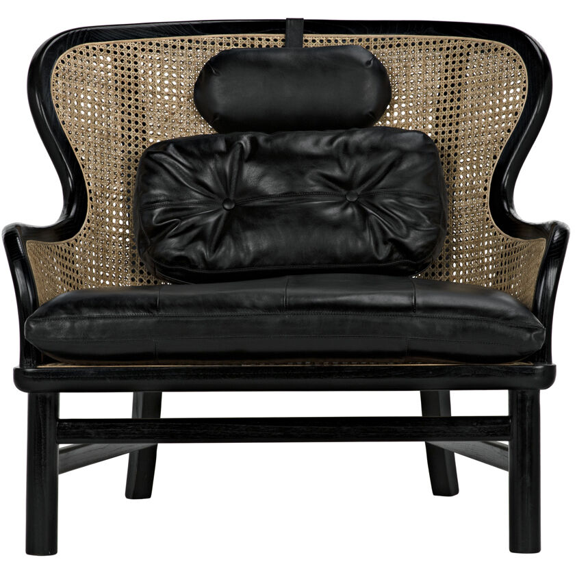 Marabu Charcoal Black Occasional Chair