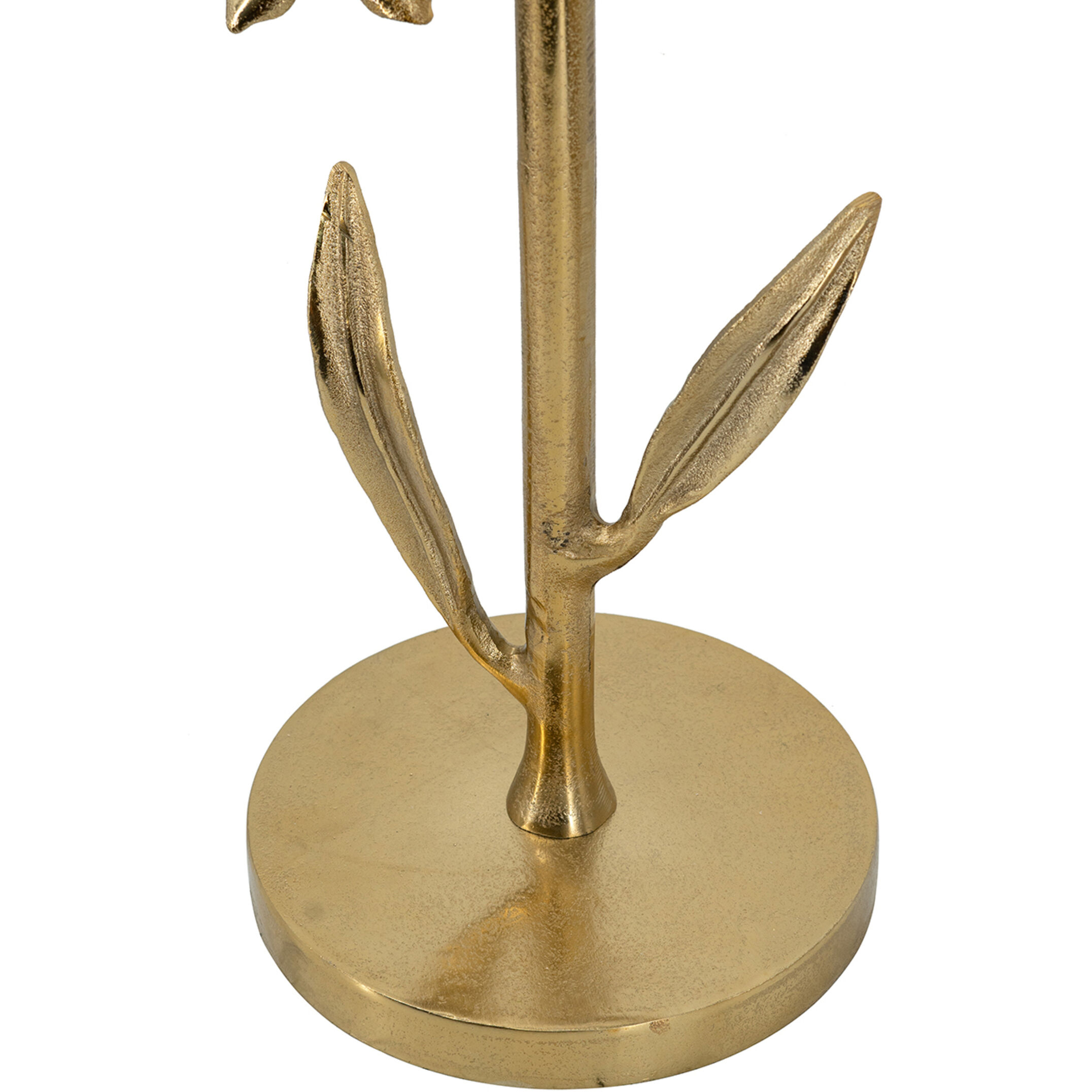 Anita 24 X 14 inch Gold and White Side Table