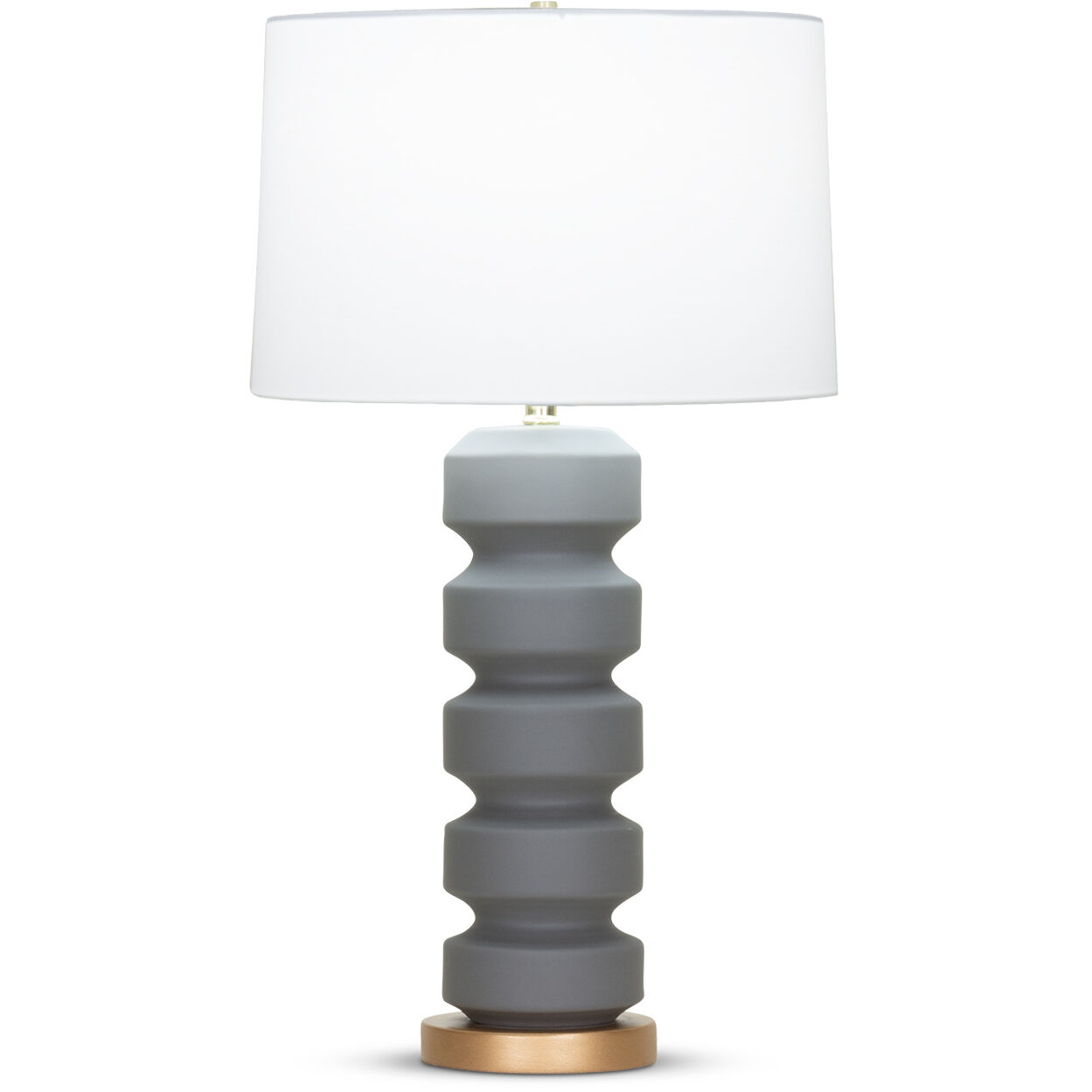 Luca 28.5 inch 150.00 watt Charcoal Grey Matte Table Lamp Portable Light