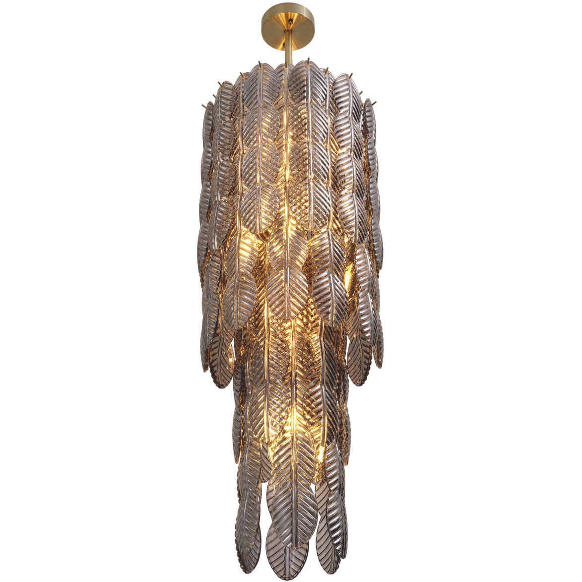 Sahure 18 Light 18.11 inch Brushed Brass Chandelier Ceiling Light, Large