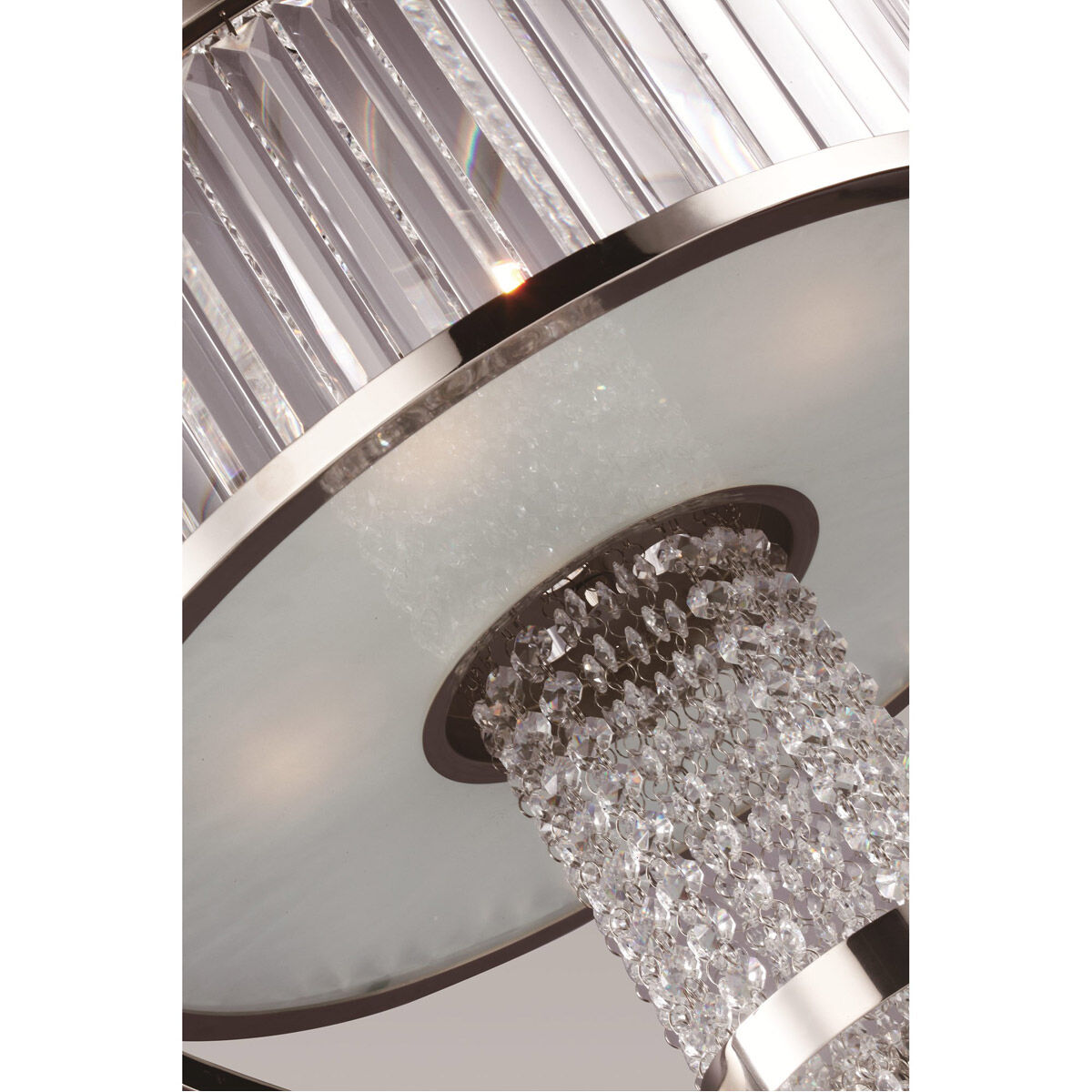 Metropolis 4 Light 22 inch Polished Nickel Chandelier Ceiling Light