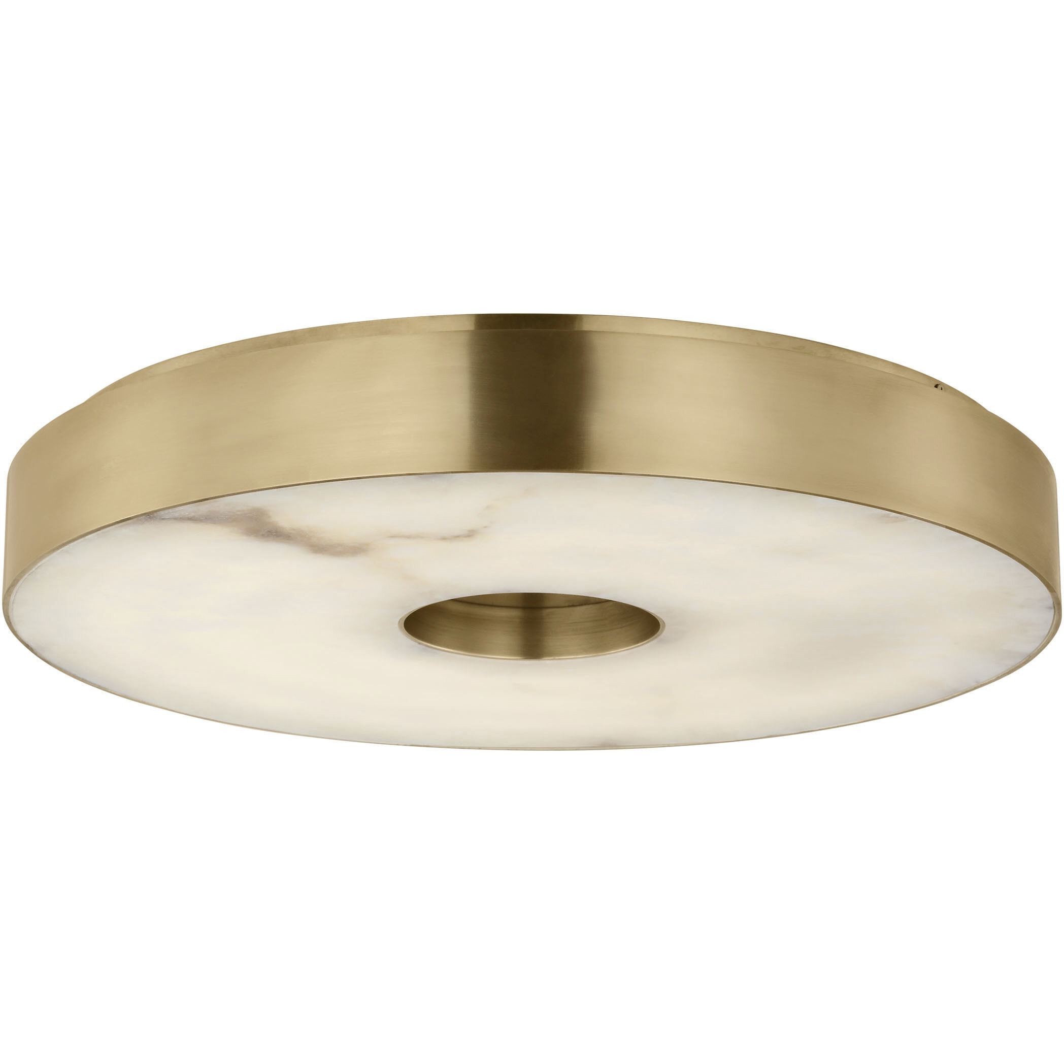 Kelly by Kelly Wearstler Wyllis LED 18 inch Hand Rubbed Antique Brass Flush Mount Ceiling Light