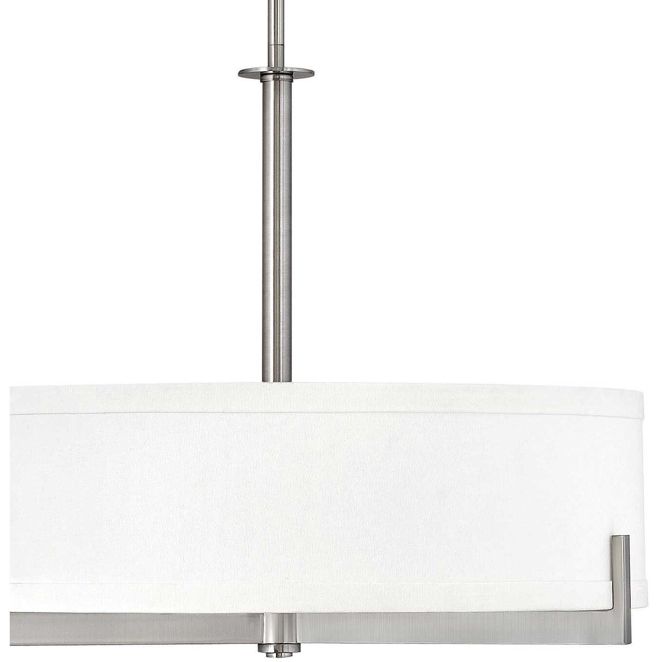 Hayes 3 Light 22.25 inch Brushed Nickel Indoor Chandelier Ceiling Light