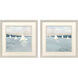Sailing Scene Blue and White Framed Art, Propac