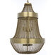 Pavilion 8 Light 25 inch Antique Brass Chandelier Ceiling Light