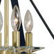 Ice 4 Light 14 inch Polished Nickel with Satin Pewter Accents Mini Chandelier Ceiling Light in Polished Nickel/Satin Pewter