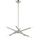 Soho 8 Light 20 inch Brushed Nickel Chandelier Ceiling Light